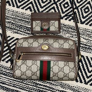 Ophidia GUCCI Mini Crossbody Bag & Card holder
